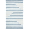 thumbnail image 1 of SAFAVIEH Striped Kilim Talia Striped Area Rug, Ivory/Blue, 8' x 10', 1 of 10