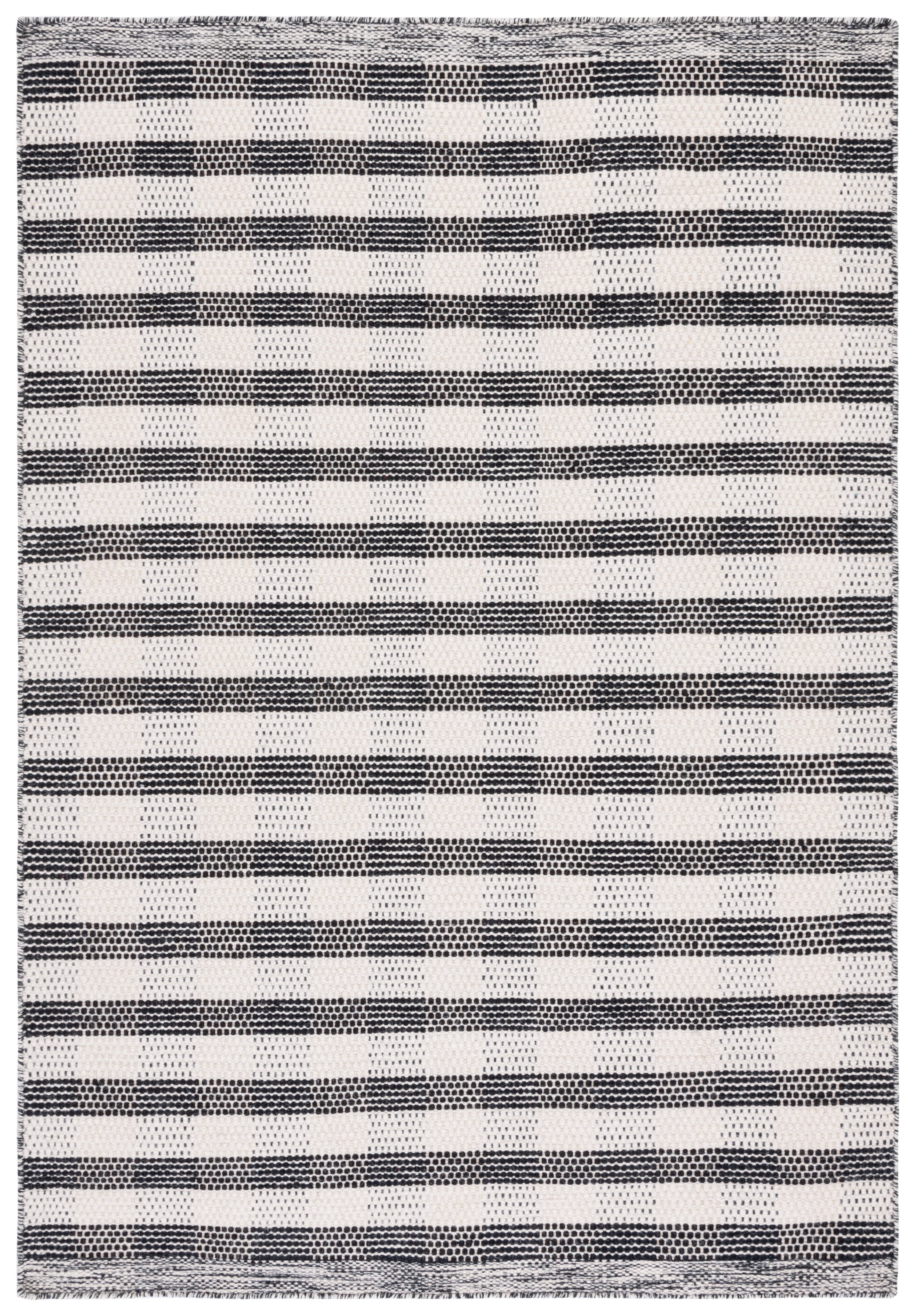 Boho-Chic Classic Flat Weave Striped Kilim Area Rug