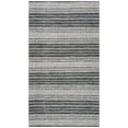 thumbnail image 1 of SAFAVIEH Striped Kilim Xavior Striped Area Rug, Black/Ivory, 6' x 9', 1 of 7