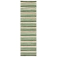 thumbnail image 1 of SAFAVIEH Striped Kilim Zaman Striped Runner Rug, Green/Natural, 2'3" x 8', 1 of 11