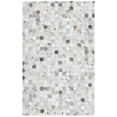 thumbnail image 1 of SAFAVIEH Studio Leather Alvin Geometric Area Rug, Ivory/Grey, 8' x 10', 1 of 8