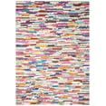 thumbnail image 1 of SAFAVIEH Studio Leather Asia Striped Area Rug, Ivory/Blue, 8' x 10', 1 of 7