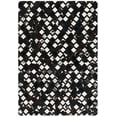 thumbnail image 1 of SAFAVIEH Studio Leather Bertha Geometric Area Rug, Black/Ivory, 5' x 8', 1 of 11