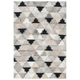 thumbnail image 1 of SAFAVIEH Studio Leather Calla Geometric Area Rug, Grey/Black, 3' x 5', 1 of 8
