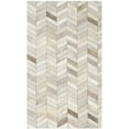 thumbnail image 1 of SAFAVIEH Studio Leather Chauncey Geometric Area Rug, Grey, 3' x 5', 1 of 5