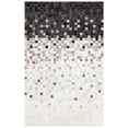 thumbnail image 1 of SAFAVIEH Studio Leather Cherette Geometric Area Rug, Ivory/Black, 6' x 9', 1 of 7