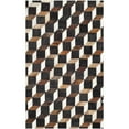 thumbnail image 1 of SAFAVIEH Studio Leather Comgan Geometric Area Rug, Brown/Ivory, 3' x 5', 1 of 5