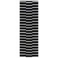 thumbnail image 1 of SAFAVIEH Studio Leather Elvin Striped Runner Rug, Black/Beige, 2'3" x 7', 1 of 8