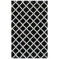 thumbnail image 1 of SAFAVIEH Studio Leather Evelyn Geometric Area Rug, Black/Beige, 8' x 10', 1 of 8
