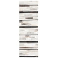 thumbnail image 1 of SAFAVIEH Studio Leather Forrester Striped Runner Rug, Ivory/Black, 2'3" x 5', 1 of 8