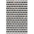 thumbnail image 1 of SAFAVIEH Studio Leather Harry Geometric Area Rug, Beige/Black, 4' x 6', 1 of 9