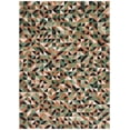 thumbnail image 1 of SAFAVIEH Studio Leather Hilda Geometric Area Rug, Green/Light Brown, 5' x 8', 1 of 11
