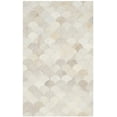 thumbnail image 1 of SAFAVIEH Studio Leather Holly Geometric Area Rug, Ivory/Grey, 3' x 5', 1 of 6