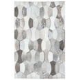 thumbnail image 1 of SAFAVIEH Studio Leather Jesper Geometric Area Rug, Ivory/Grey, 3' x 5', 1 of 8