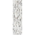 thumbnail image 1 of SAFAVIEH Studio Leather Jesper Geometric Runner Rug, Ivory/Grey, 2'3" x 9', 1 of 8