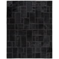thumbnail image 1 of SAFAVIEH Studio Leather Juniper Geometric Area Rug, Black, 9' x 12', 1 of 12