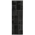 thumbnail image 1 of SAFAVIEH Studio Leather Juniper Geometric Runner Rug, Black, 2'3" x 7', 1 of 6