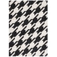 thumbnail image 1 of SAFAVIEH Studio Leather Kelleigh Geometric Area Rug, Ivory/Black, 4' x 6', 1 of 11