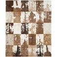 thumbnail image 1 of SAFAVIEH Studio Leather Kimbra Animal Print Area Rug, Ivory/Tan, 5' x 8', 1 of 6