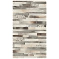 thumbnail image 1 of SAFAVIEH Studio Leather Loew Geometric Area Rug, Grey/Ivory, 3' x 5', 1 of 4