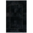 thumbnail image 1 of SAFAVIEH Studio Leather Quentin Bordered Area Rug, Black, 8' x 10', 1 of 11