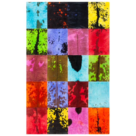 SAFAVIEH Studio Leather STL165A Black / Multi Rug