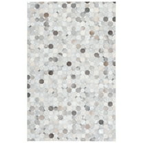 Safavieh Studio Leather Stl172 Area Rug, 2'3 X 7 In Ivory/Black - 70% Off