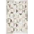 thumbnail image 1 of SAFAVIEH Studio Leather Salima Geometric Area Rug, Grey/Ivory, 3' x 5', 1 of 6