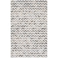 thumbnail image 1 of SAFAVIEH Studio Leather Scott Geometric Area Rug, Black/Grey, 3' x 5', 1 of 8