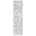 thumbnail image 1 of SAFAVIEH Studio Leather Scott Geometric Runner Rug, Black/Grey, 2'3" x 9', 1 of 8