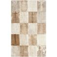 thumbnail image 1 of SAFAVIEH Studio Leather Shavonne Animal Area Rug, Beige/Brown, 4' x 6', 1 of 10
