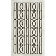 thumbnail image 1 of SAFAVIEH Studio Leather Sheeva Geometric Area Rug, Ivory/Grey, 4' x 6', 1 of 7
