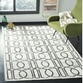 thumbnail image 1 of SAFAVIEH Studio Leather Sheeva Geometric Area Rug, Ivory/Grey, 8' x 10', 1 of 7