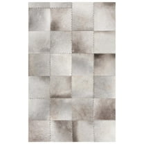 SAFAVIEH Studio Leather Sylvia Geometric Area Rug, Grey, 8' x 10'