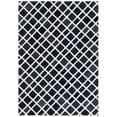 thumbnail image 1 of SAFAVIEH Studio Leather Tokora Geometric Area Rug, Black/Ivory, 3' x 5', 1 of 11