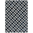 thumbnail image 1 of SAFAVIEH Studio Leather Tokora Geometric Area Rug, Black/Ivory, 5' x 8', 1 of 11