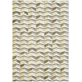 thumbnail image 1 of SAFAVIEH Studio Leather Xzavier Geometric Area Rug, Ivory/Yellow, 5' x 8', 1 of 5