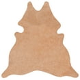thumbnail image 1 of SAFAVIEH Suede Cowhide Einri Solid Area Rug, Light Beige, 5' x 7', 1 of 8