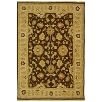 SAFAVIEH Sumak Aliya Traditional Wool Area Rug, Brown/Beige, 10' x 14'