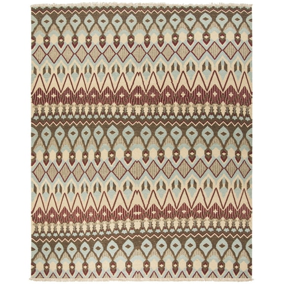 SAFAVIEH Sumak Britton Transitional Wool Area Rug, Multi, 8' x 10'