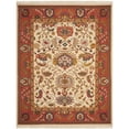 thumbnail image 1 of SAFAVIEH Sumak Gino Floral Bordered Wool Area Rug, Ivory/Rust, 6' x 9', 1 of 3