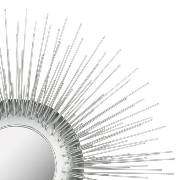 SAFAVIEH Sunburst Triptych Round Mirror, Silver, Set of 3