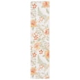 thumbnail image 1 of SAFAVIEH Sunrise Cole Floral Reversible Indoor/Outdoor Runner Rug, Ivory/Rust Sage, 2' x 8', 1 of 9