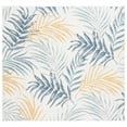 thumbnail image 1 of SAFAVIEH Sunrise Nita Floral Reversible Indoor/Outdoor Area Rug, Ivory/Blue Gold, 6'7" x 6'7" Square, 1 of 9