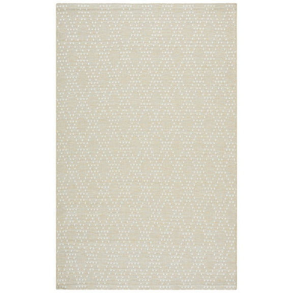 SAFAVIEH Sunset Jenelle Geometric Indoor/Outdoor Area Rug, Beige/Yellow, 4' x 6'