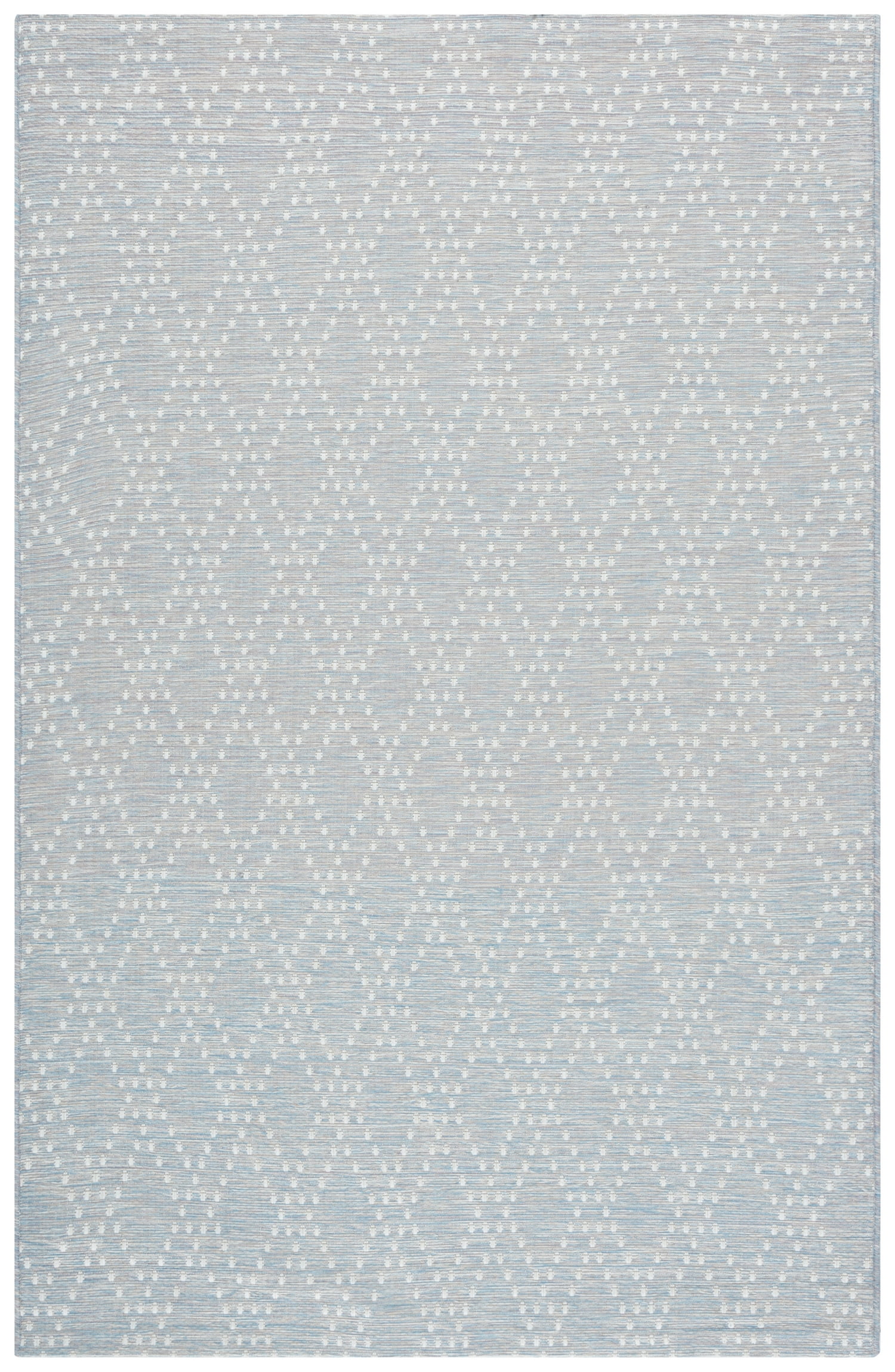 SAFAVIEH Sunset Jenelle Geometric Indoor/Outdoor Area Rug, Blue/Lavender, 5'3" x 7'6"