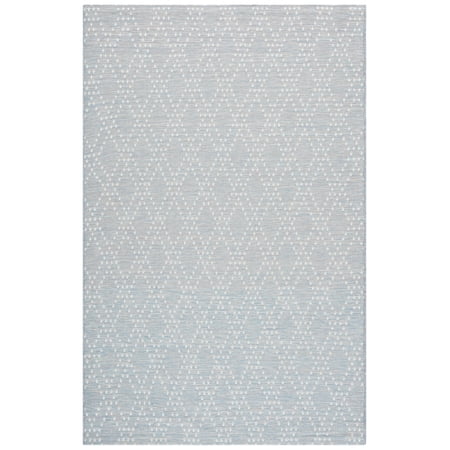 SAFAVIEH Sunset Jenelle Geometric Indoor/Outdoor Area Rug, Blue/Lavender, 9' x 12'