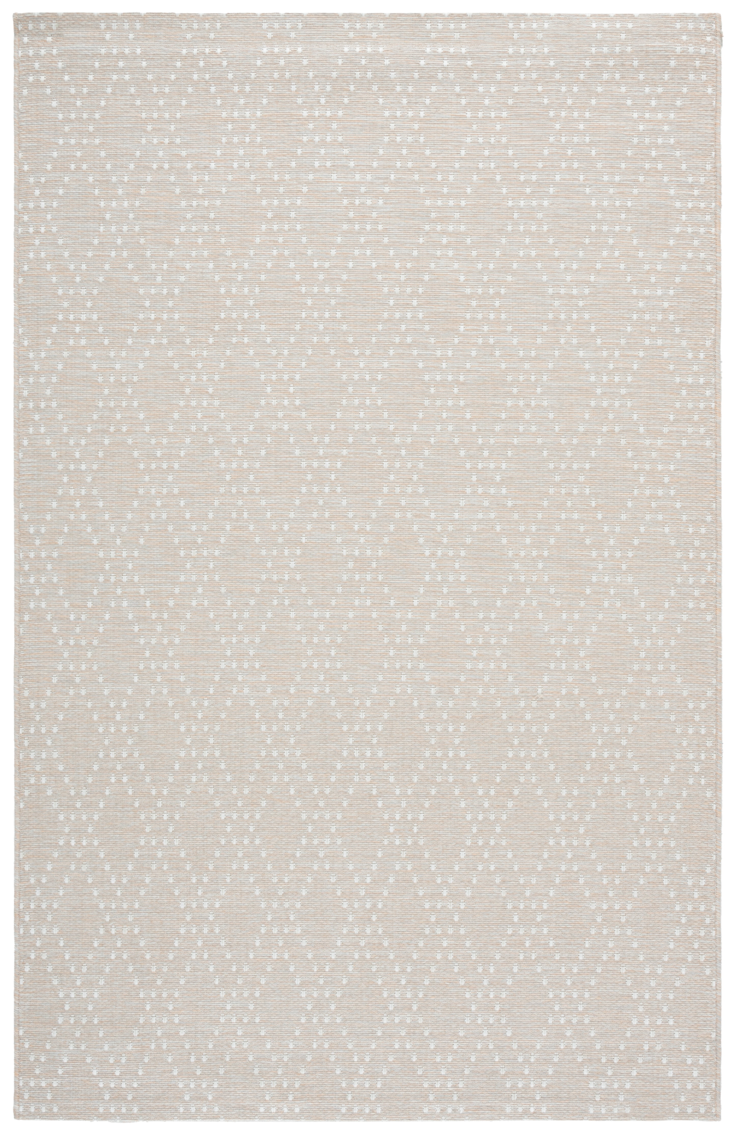 SAFAVIEH Sunset Jenelle Geometric Indoor/Outdoor Area Rug, Salmon/Grey, 4' x 6'