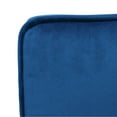 thumbnail image 1 of SAFAVIEH Suri Midcentury Glam Arm Chair, Navy/Walnut, 1 of 5