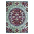 thumbnail image 1 of SAFAVIEH Sutton Hannan Medallion Runner Rug, Purple/Turquoise, 3' x 12', 1 of 4